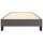 vidaXL Boxspringbett Grau 90x190 cm Kunstleder