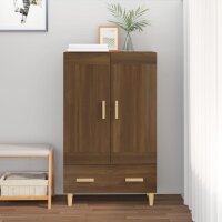 vidaXL Highboard Braun Eichen-Optik 70x31x115 cm...