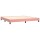 vidaXL Boxspringbett mit Matratze Rosa 200x200 cm Samt