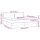 vidaXL Boxspringbett mit Matratze Dunkelgrau 200x200 cm Stoff