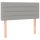 vidaXL Boxspringbett mit Matratze Hellgrau 100x200 cm Stoff