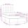 vidaXL Boxspringbett mit Matratze Schwarz 120x200 cm Stoff