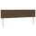 vidaXL Boxspringbett mit Matratze Dunkelbraun 180x200 cm Stoff