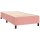 WOWONA Boxspringbett mit Matratze Rosa 80x200 cm Samt