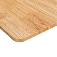 vidaXL Waschtischplatte Hellbraun 100x50x1,5 cm Massivholz Behandelt