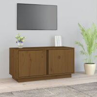 vidaXL TV-Schrank Honigbraun 80x35x40,5 cm Massivholz Kiefer