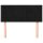 vidaXL Kopfteil Schwarz 90x5x78/88 cm Samt