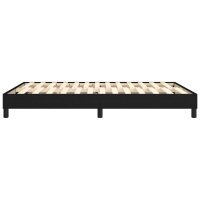 vidaXL Boxspringbett Schwarz 140x200 cm Stoff