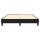 vidaXL Boxspringbett Schwarz 140x200 cm Stoff