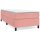 vidaXL Boxspringbett mit Matratze Rosa 80x200 cm Samt