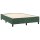 vidaXL Boxspringbett mit Matratze Dunkelgr&uuml;n 140x190 cm Samt