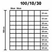 vidaXL Gartenzaun Verzinkter Stahl 50x1 m Silbern