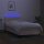 vidaXL Boxspringbett mit Matratze &amp; LED Creme 80x200 cm Stoff