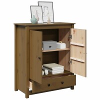 vidaXL Highboard Honigbraun 83x41,5x100 cm Massivholz Kiefer