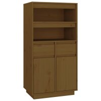 vidaXL Highboard Honigbraun 60x40x116,5 cm Massivholz Kiefer