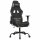 vidaXL Gaming-Stuhl mit Fußstütze Schwarz und Tarnfarben Stoff