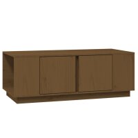 vidaXL Couchtisch Honigbraun 110x50x40 cm Massivholz Kiefer