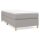 vidaXL Boxspringbett Hellgrau 90x200 cm Stoff