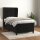 vidaXL Boxspringbett mit Matratze Schwarz 80x200 cm Samt