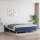 vidaXL Boxspringbett Blau 160x200 cm Stoff