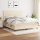 vidaXL Boxspringbett mit Matratze Creme 160x200 cm Stoff