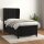 vidaXL Boxspringbett mit Matratze Schwarz 80x200 cm Samt