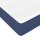 vidaXL Boxspringbett mit Matratze Blau 180x200 cm Stoff