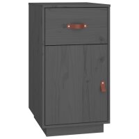 vidaXL Schreibtisch-Schrank Grau 40x50x75 cm Massivholz...