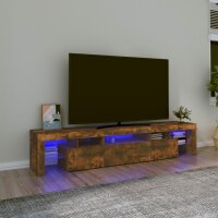 vidaXL TV-Schrank mit LED-Leuchten R&auml;uchereiche 200x36,5x40 cm