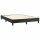 vidaXL Boxspringbett mit Matratze Schwarz 140x190 cm Kunstleder