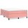 vidaXL Boxspringbett Rosa 140x190 cm Samt