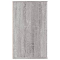 vidaXL Nachttisch Grau Sonoma 50x36x60 cm Holzwerkstoff