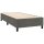 WOWONA Boxspringbett mit Matratze Dunkelgrau 80x200 cm Samt