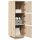 vidaXL Highboard 34x40x108,5 cm Massivholz Kiefer