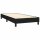 vidaXL Boxspringbett mit Matratze &amp; LED Schwarz 100x200 cm Stoff