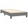 vidaXL Boxspringbett mit Matratze Dunkelgrau 90x190 cm Stoff