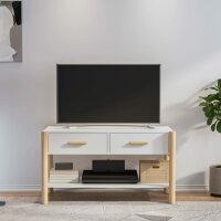 vidaXL TV-Schrank Wei&szlig; 82x38x45 cm Holzwerkstoff