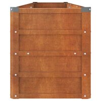 vidaXL Hochbeet Rostig 240x40x45 cm Cortenstahl