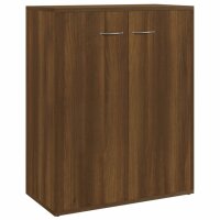 vidaXL Sideboard Braun Eichen-Optik 60x30x75 cm Holzwerkstoff