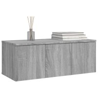 vidaXL TV-Schrank Grau Sonoma 80x34x30 cm Holzwerkstoff