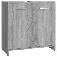 vidaXL Badezimmerschrank Grau Sonoma 60x33x60 cm...