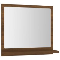 vidaXL Badspiegel Braun Eichen-Optik 40x10,5x37 cm Holzwerkstoff