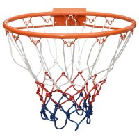 vidaXL Basketballring Orange 39 cm Stahl