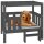 vidaXL Hundebett Grau 75,5x63,5x70 cm Massivholz Kiefer