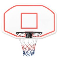 vidaXL Basketballkorb Wei&szlig; 109x71x3 cm Polyethylen