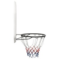 vidaXL Basketballkorb Wei&szlig; 109x71x3 cm Polyethylen