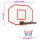 vidaXL Basketballkorb Wei&szlig; 109x71x3 cm Polyethylen