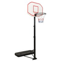 vidaXL Basketballständer Weiß 258-363 cm...