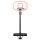 vidaXL Basketballst&auml;nder Wei&szlig; 258-363 cm Polyethylen