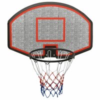 vidaXL Basketballkorb Schwarz 90x60x2 cm Polyethylen